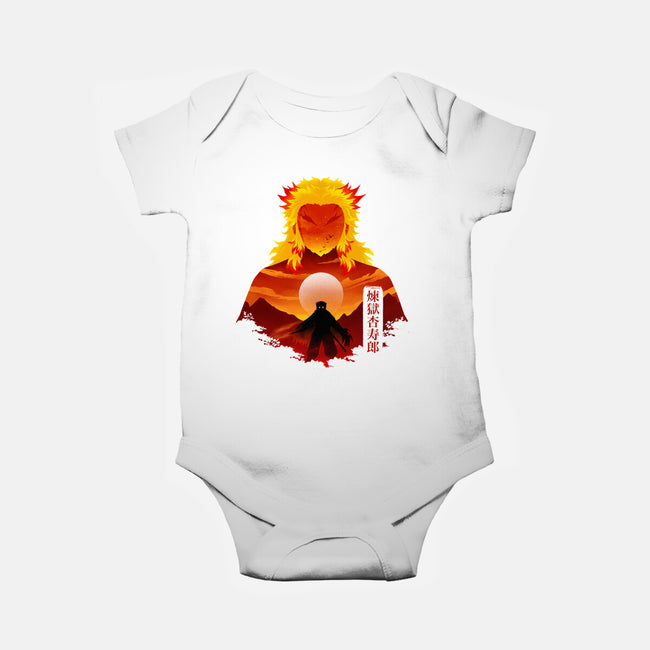 Flame Hashira-Baby-Basic-Onesie-Dixie Z