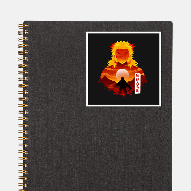 Flame Hashira-None-Glossy-Sticker-Dixie Z