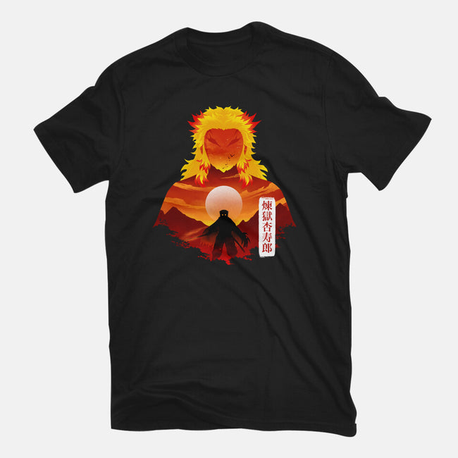 Flame Hashira-Mens-Heavyweight-Tee-Dixie Z