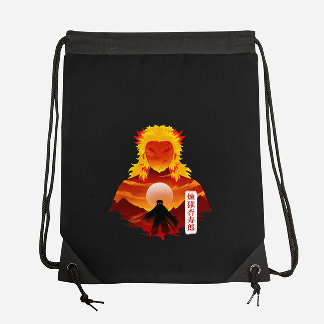 Flame Hashira-None-Drawstring-Bag-Dixie Z