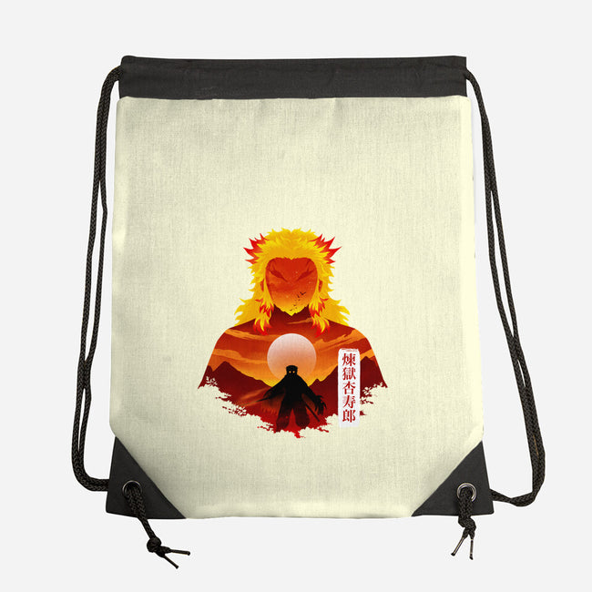 Flame Hashira-None-Drawstring-Bag-Dixie Z