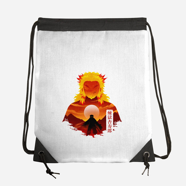 Flame Hashira-None-Drawstring-Bag-Dixie Z