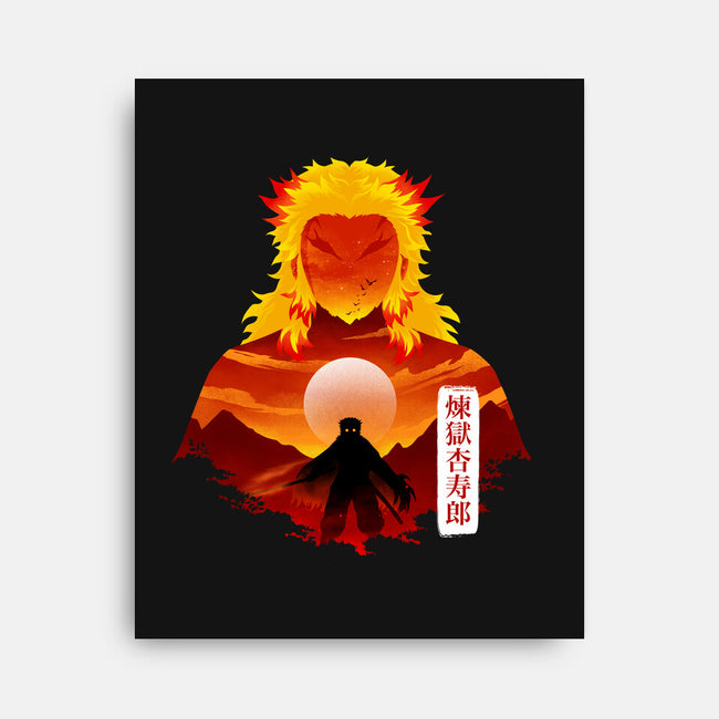 Flame Hashira-None-Stretched-Canvas-Dixie Z
