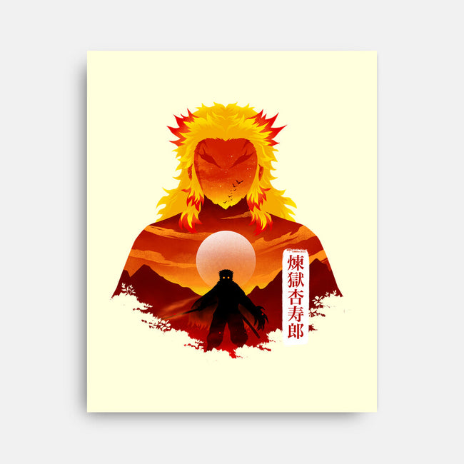 Flame Hashira-None-Stretched-Canvas-Dixie Z