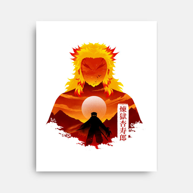 Flame Hashira-None-Stretched-Canvas-Dixie Z