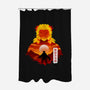 Flame Hashira-None-Polyester-Shower Curtain-Dixie Z