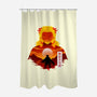 Flame Hashira-None-Polyester-Shower Curtain-Dixie Z