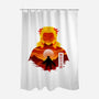 Flame Hashira-None-Polyester-Shower Curtain-Dixie Z