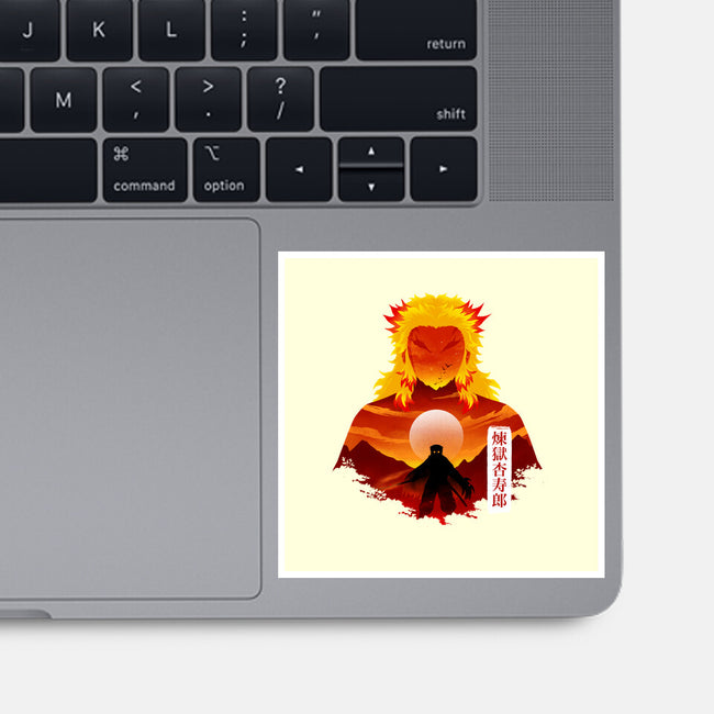 Flame Hashira-None-Glossy-Sticker-Dixie Z