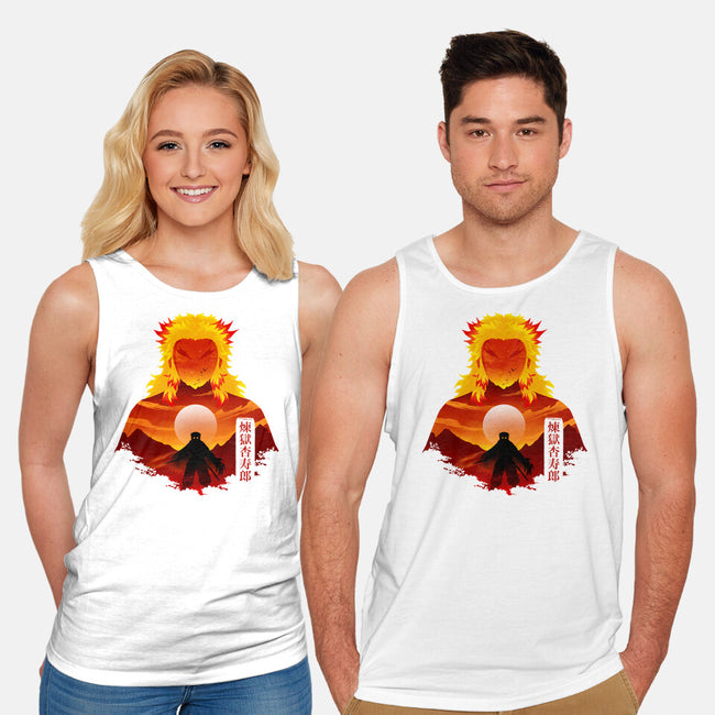 Flame Hashira-Unisex-Basic-Tank-Dixie Z