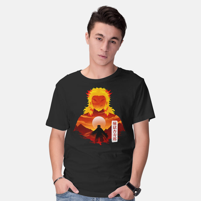 Flame Hashira-Mens-Basic-Tee-Dixie Z