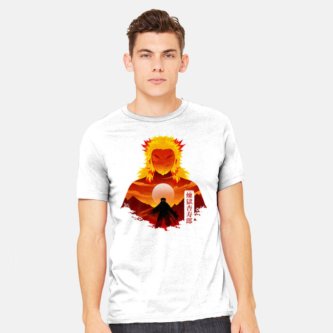 Flame Hashira-Mens-Heavyweight-Tee-Dixie Z