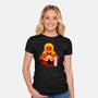 Flame Hashira-Womens-Fitted-Tee-Dixie Z
