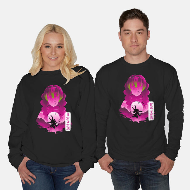 Love Hashira S-Unisex-Crew Neck-Sweatshirt-Dixie Z