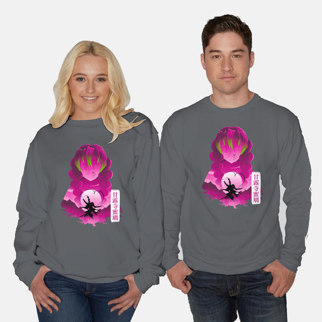Love Hashira S-Unisex-Crew Neck-Sweatshirt-Dixie Z