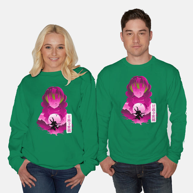 Love Hashira S-Unisex-Crew Neck-Sweatshirt-Dixie Z