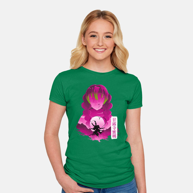 Love Hashira S-Womens-Fitted-Tee-Dixie Z