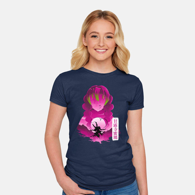 Love Hashira S-Womens-Fitted-Tee-Dixie Z