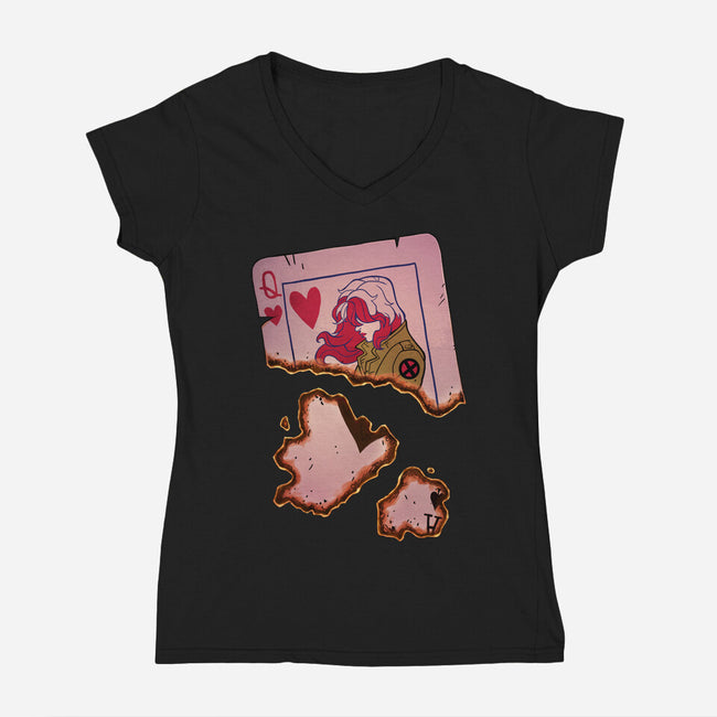 Remember It-Womens-V-Neck-Tee-jmcg