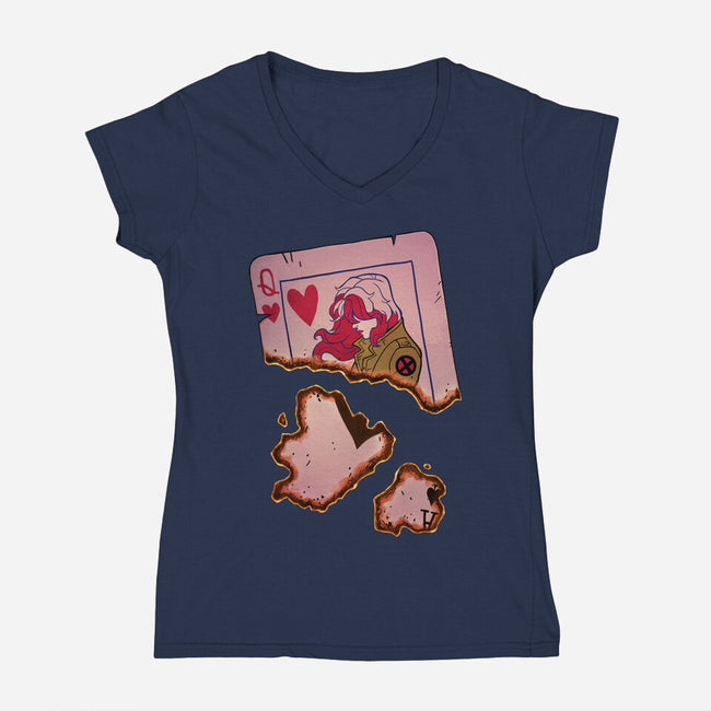 Remember It-Womens-V-Neck-Tee-jmcg