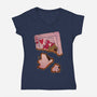 Remember It-Womens-V-Neck-Tee-jmcg