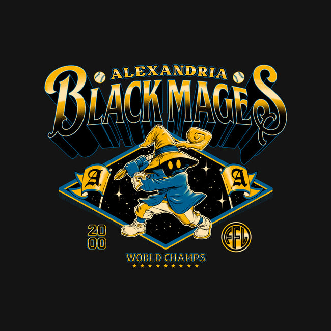Go Black Mages-Unisex-Pullover-Sweatshirt-Hafaell