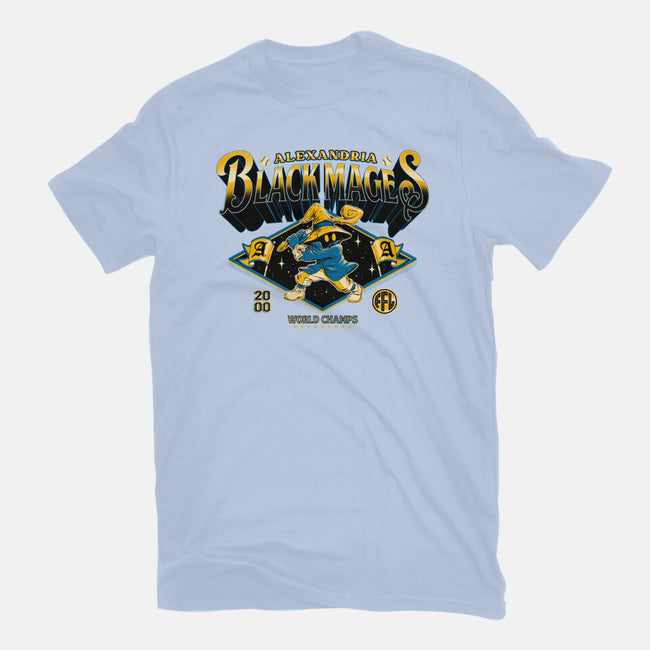Go Black Mages-Womens-Fitted-Tee-Hafaell