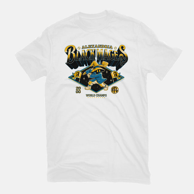 Go Black Mages-Womens-Fitted-Tee-Hafaell