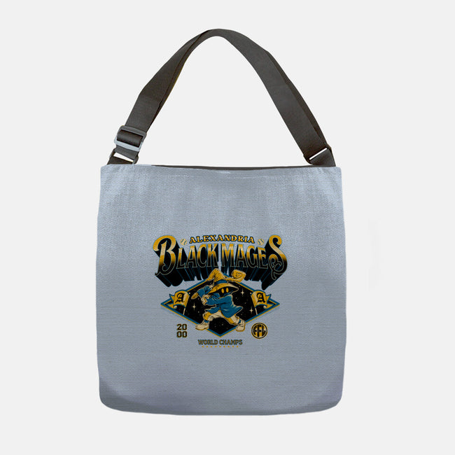 Go Black Mages-None-Adjustable Tote-Bag-Hafaell