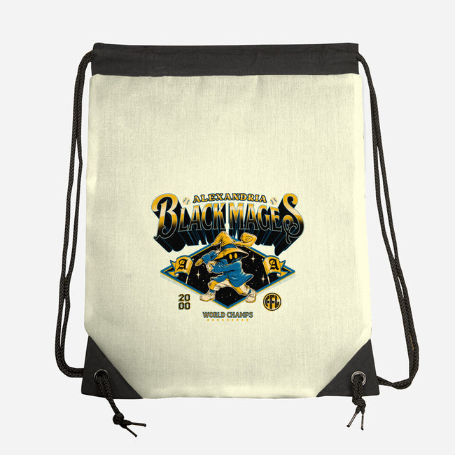 Go Black Mages-None-Drawstring-Bag-Hafaell
