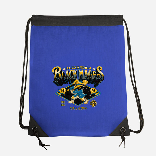 Go Black Mages-None-Drawstring-Bag-Hafaell