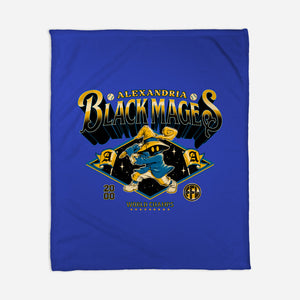Go Black Mages-None-Fleece-Blanket-Hafaell