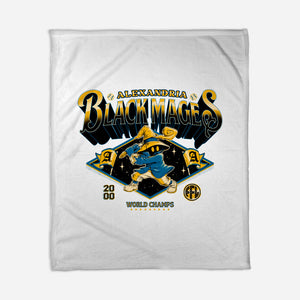 Go Black Mages-None-Fleece-Blanket-Hafaell