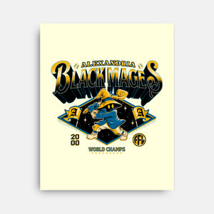 Go Black Mages-None-Stretched-Canvas-Hafaell