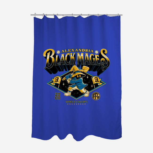 Go Black Mages-None-Polyester-Shower Curtain-Hafaell