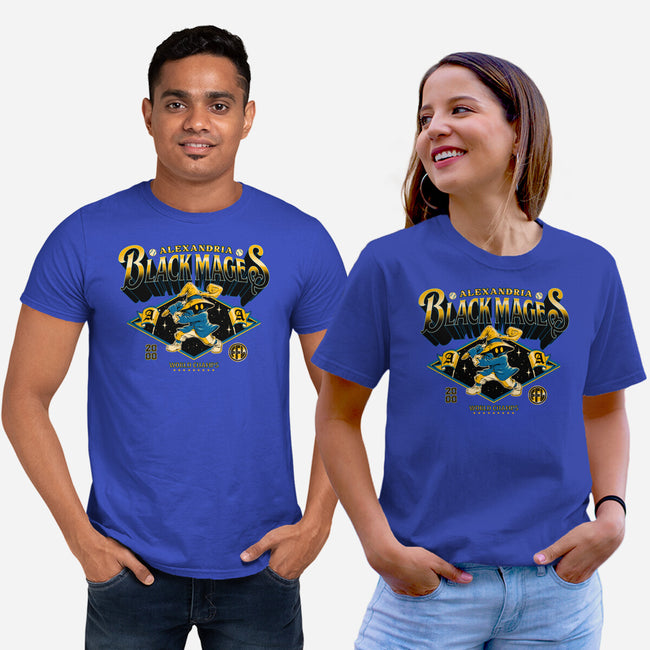 Go Black Mages-Unisex-Basic-Tee-Hafaell