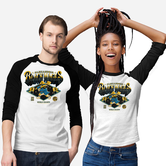 Go Black Mages-Unisex-Baseball-Tee-Hafaell