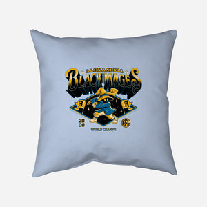 Go Black Mages-None-Removable Cover w Insert-Throw Pillow-Hafaell