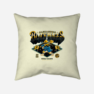 Go Black Mages-None-Removable Cover w Insert-Throw Pillow-Hafaell