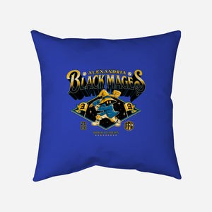 Go Black Mages-None-Removable Cover w Insert-Throw Pillow-Hafaell
