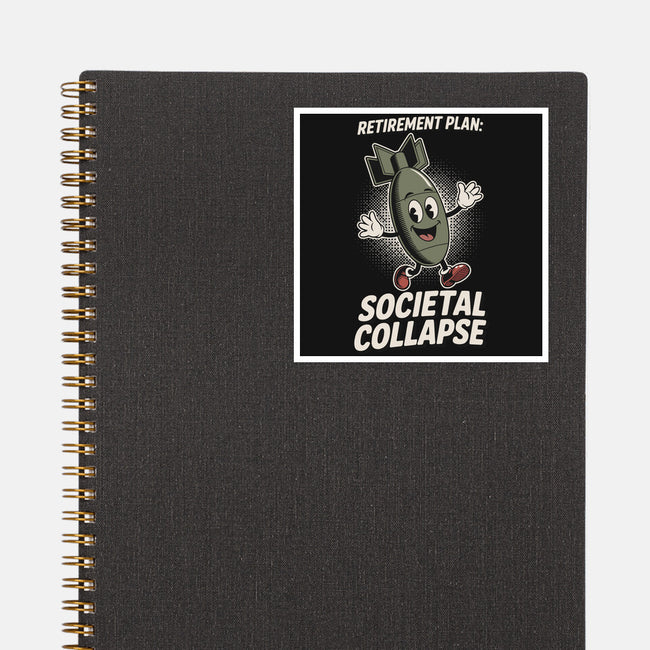 Retirement Plan-None-Glossy-Sticker-RoboMega