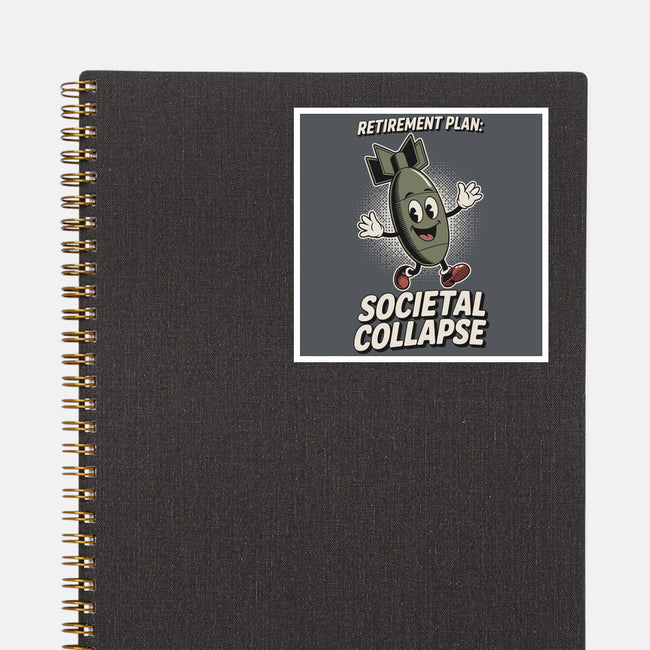 Retirement Plan-None-Glossy-Sticker-RoboMega