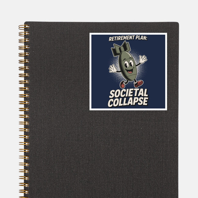 Retirement Plan-None-Glossy-Sticker-RoboMega