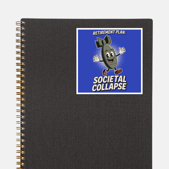 Retirement Plan-None-Glossy-Sticker-RoboMega