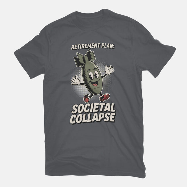 Retirement Plan-Womens-Fitted-Tee-RoboMega