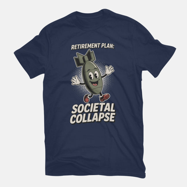 Retirement Plan-Womens-Fitted-Tee-RoboMega