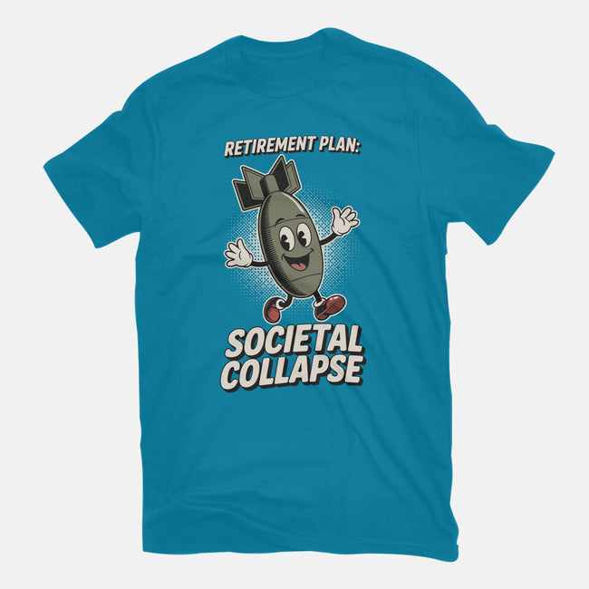 Retirement Plan-Womens-Fitted-Tee-RoboMega
