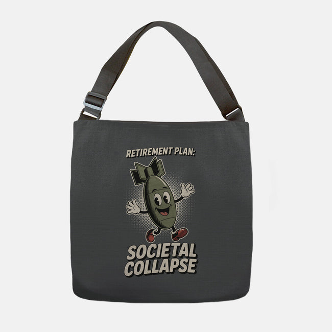 Retirement Plan-None-Adjustable Tote-Bag-RoboMega