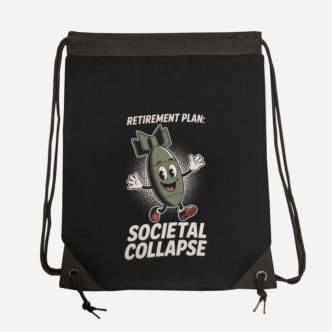 Retirement Plan-None-Drawstring-Bag-RoboMega