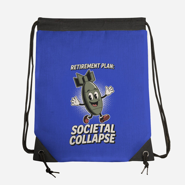 Retirement Plan-None-Drawstring-Bag-RoboMega